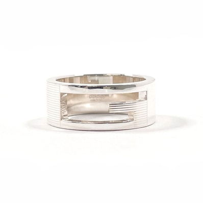 グッチ リング・指輪 ブランデッド カットアウトG シルバー