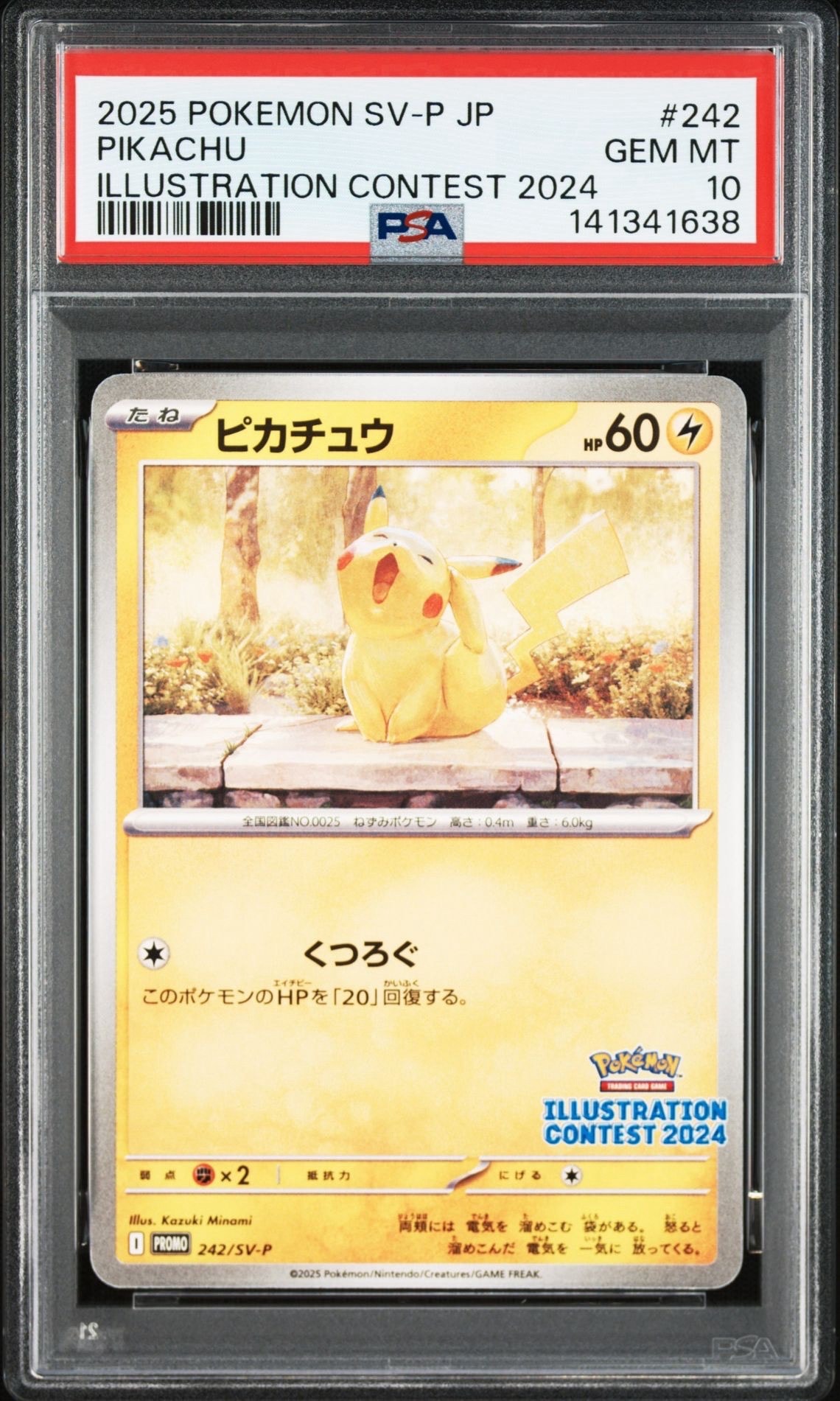 ピカチュウ [SV-P 242](プロモカードパック「イラストレーションコンテスト 2024 受賞作品プロモカード化記念キャンペーン」)