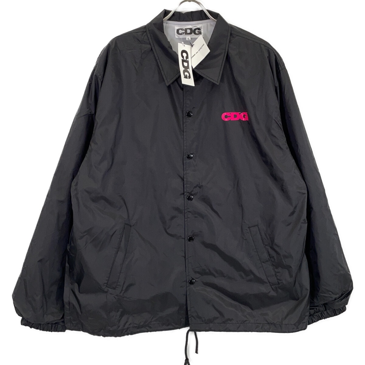 シーディージー SZ-J041-051-1-5 ブラック ピンクロゴ コーチジャケット XL