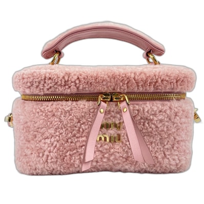 ミュウ ミュウ Miu Miu バニティケース 2WAY ハンドバッグ【中古】