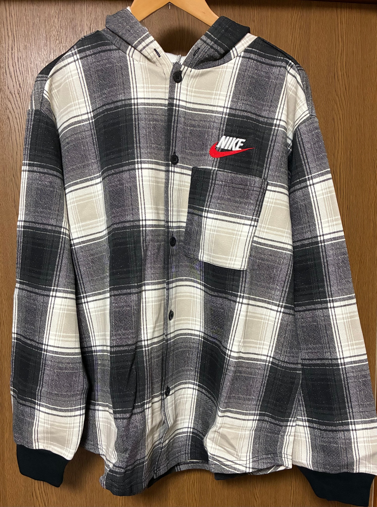 Supreme / NIKE® Hooded Sweatshirt "Black"