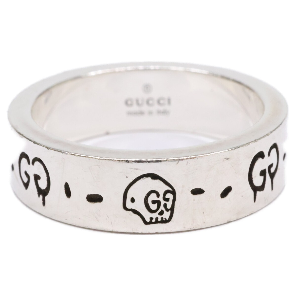 グッチ 477932 Ag925 GUCCI GHOST グッチ ゴースト GG スカル 18