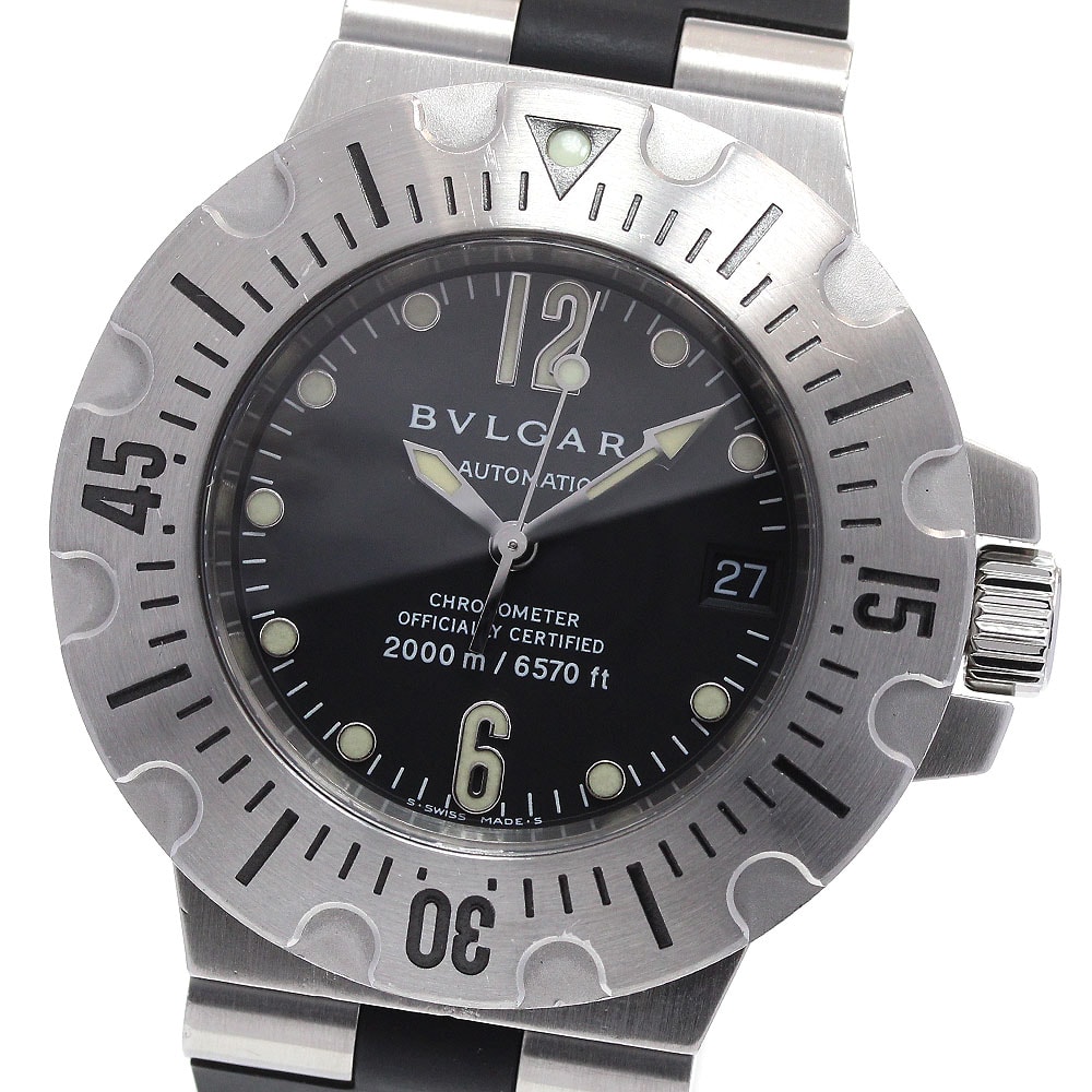 ブルガリ ディアゴノ スクーバ   SD42S 自動巻き メンズ 【中古】