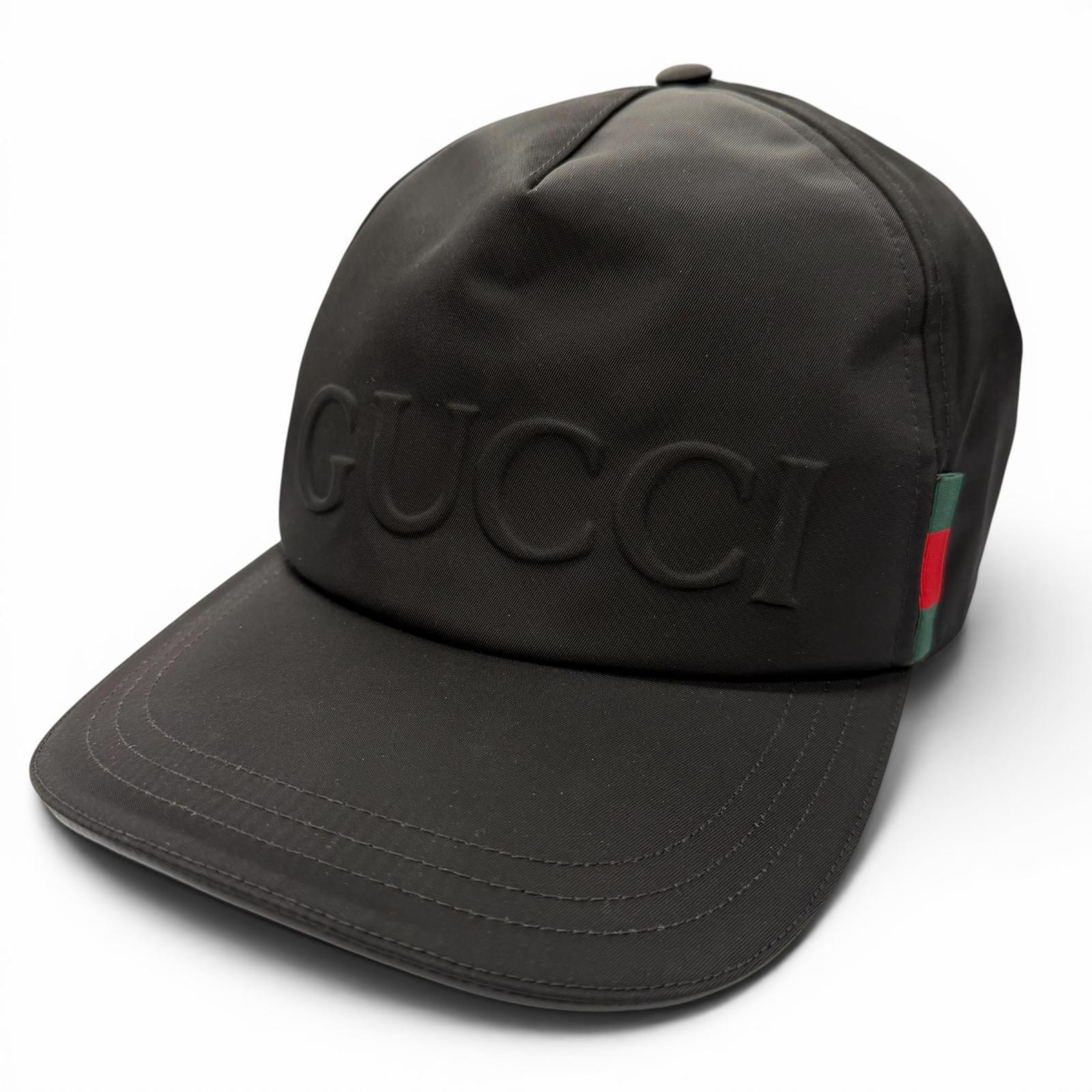 未使用品 グッチ キャップ ブラック メンズ XL 813461