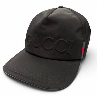 未使用品 グッチ キャップ ブラック メンズ XL 813461