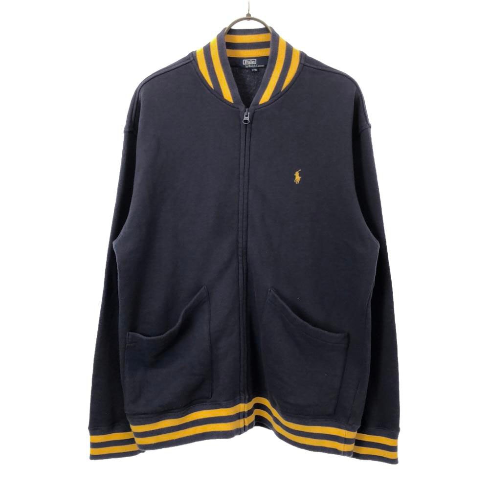 Polo by Ralph Lauren ポロバイラルフローレン スウェット ジップジャケット 170 ネイビー 裏起毛