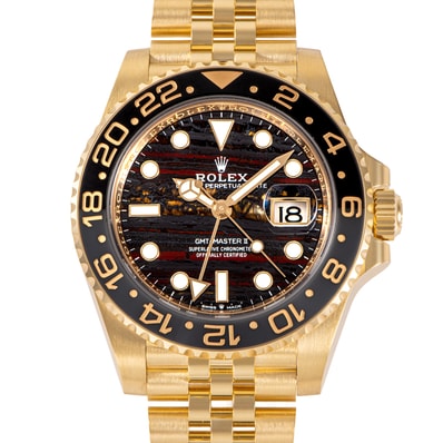 【新品】ROLEX ロレックス GMTマスター2 126718GRNR 保証書2026年 タイガーアイアン K18YG【中古】