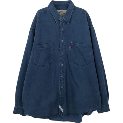 古着 リーバイス Levi's 長袖 デニムシャツ メンズL相当/eaa652026