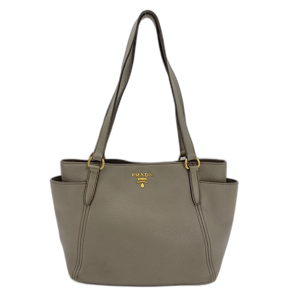 プラダ PRADA ヴィッテロダイノ トートバッグ レザー【中古】