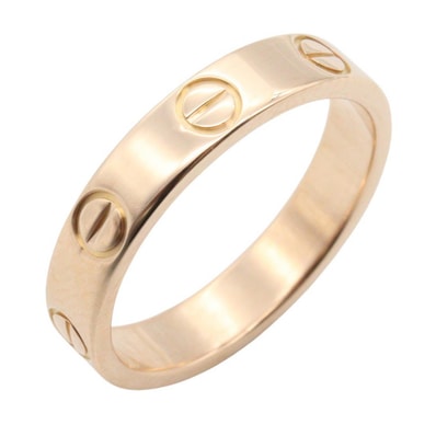 カルティエ CARTIER ミニラブリング リング・指輪 ジュエリー K18PG(ピンクゴールド) メンズ レディース ゴールド系 B4085200 【中古】