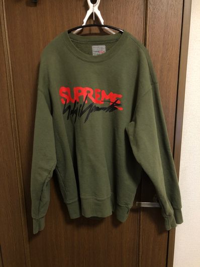 Supreme x Yohji Yamamoto Crewneck "Olive"