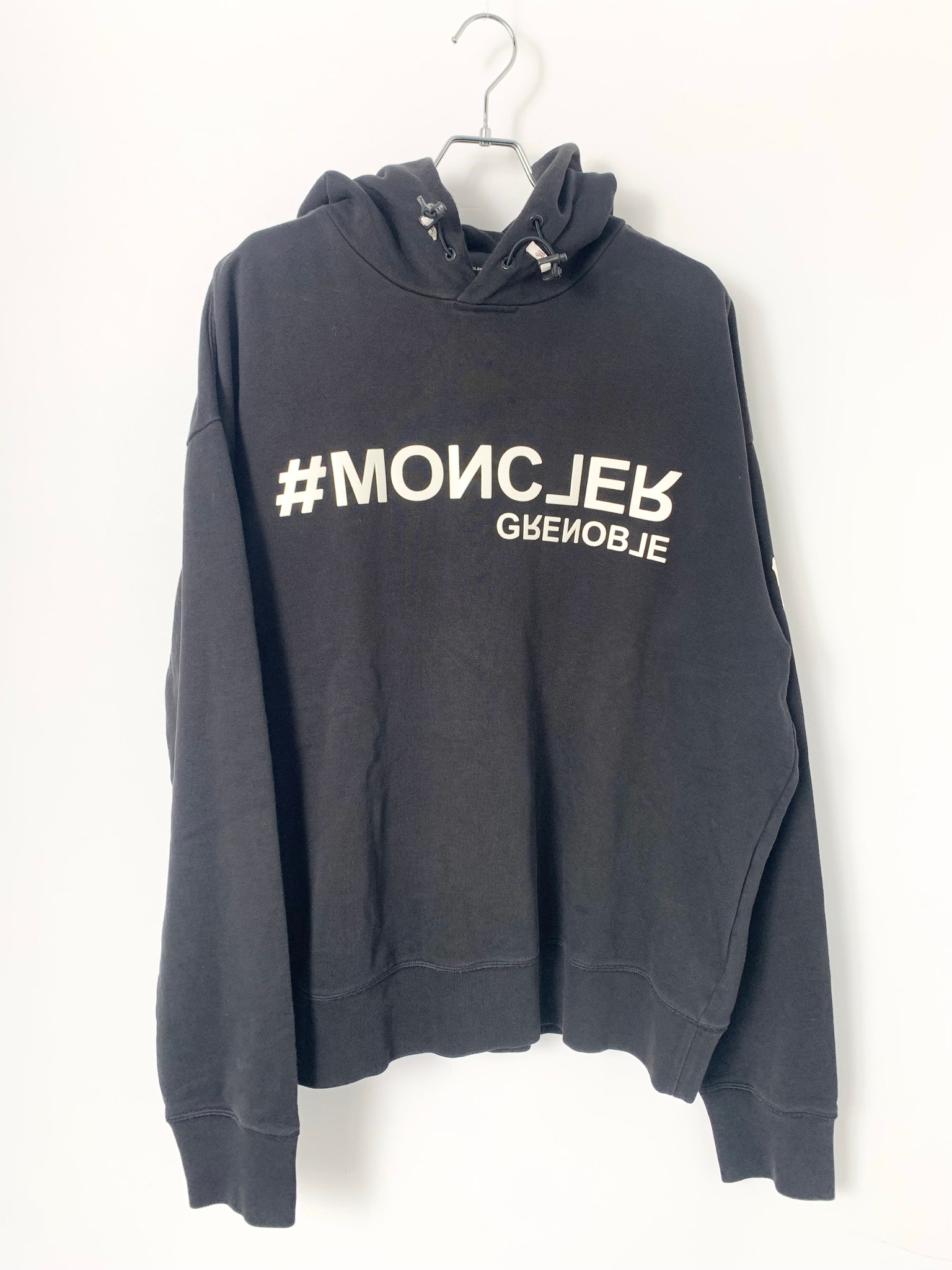 MONCLER Grenoble Classic Hoodie "Black/White"