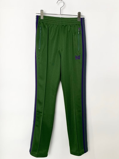 Needles Narrow Track Pant - Poly Smooth "Ivy Green"
