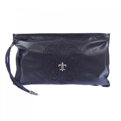 Chrome Hearts BS Fleur Flat Pouch "Black"