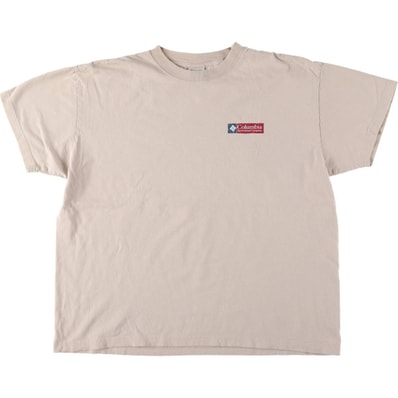 古着 コロンビア Columbia 魚柄 半袖 ロゴTシャツ メンズXL相当/eaa563579