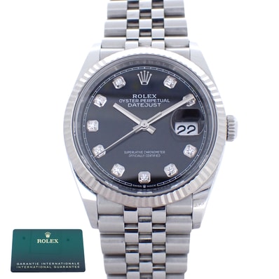 ROLEX ロレックス デイトジャスト 36 10PD 126234G SS/WG メンズ 腕時計