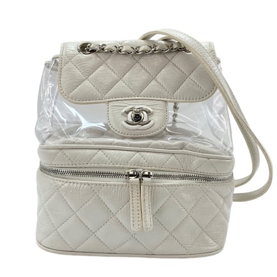 シャネル CHANEL カーフスキン マトラッセ リュック・デイパック【中古】