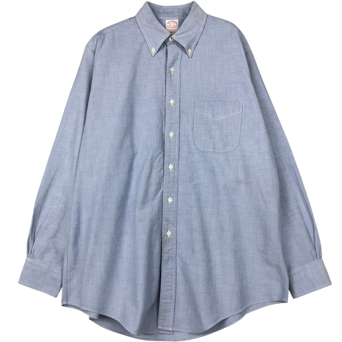 古着 ブルックスブラザーズ Brooks Brothers Est.1818 TRADITIONAL FIT 長袖 ボタンダウンシャツ USA製 メンズL相当/eaa666561
