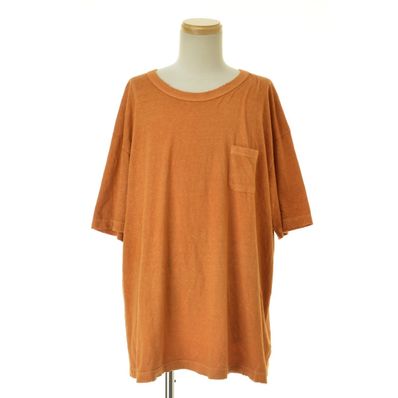 visvim JUMBO TEE S/S (UNEVEN DYE) "Orange"
