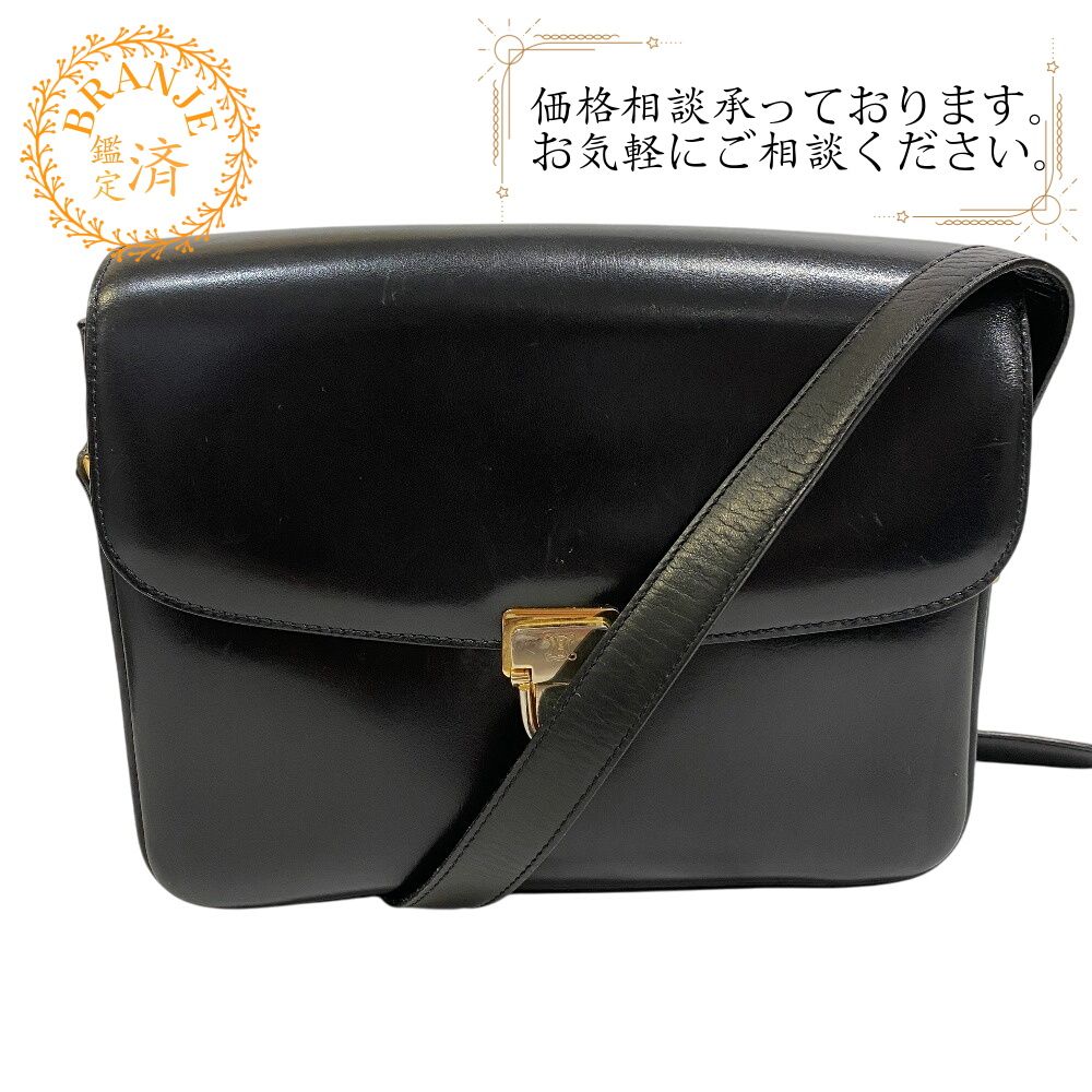 セリーヌ CELINE ショルダーバッグ トリオンフ ヴィンテージ ブラック