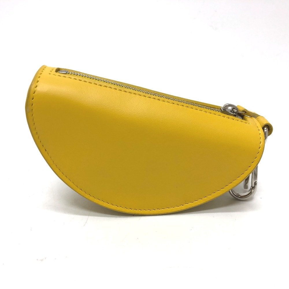 フェンディ FENDI コインケース 財布 小銭入れ ポーチ 7AR706 タコスモチーフ キーホルダー バッグチャーム レザー イエロー