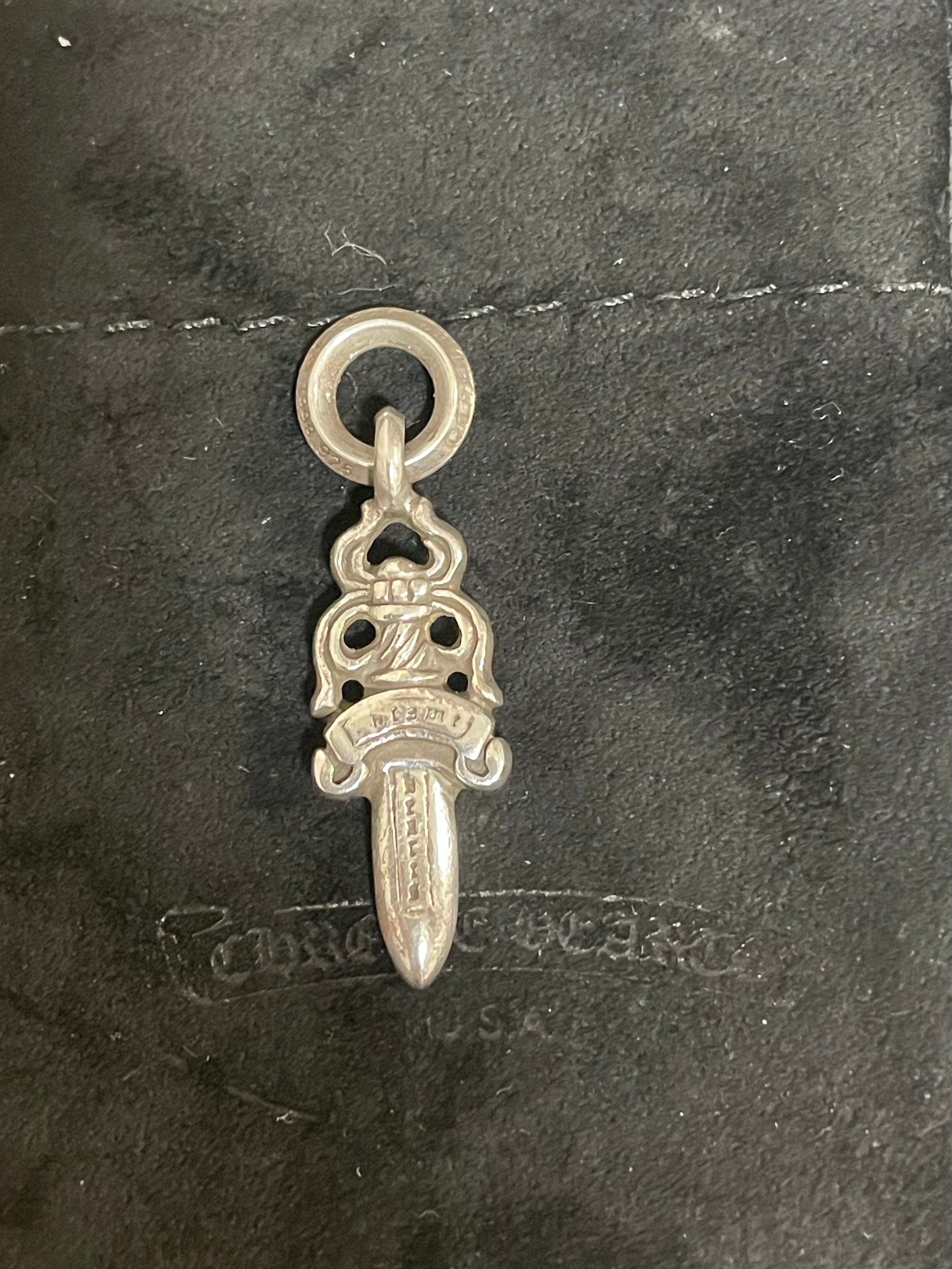 クロムハーツ #5 ダガー チャーム "シルバー"