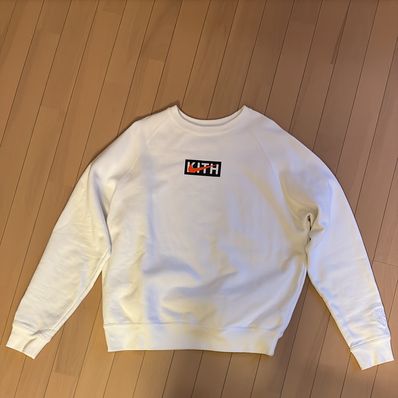 KITH Nike for New York Knicks Fleece Crewneck "White"