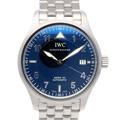 アイダブリューシー シャフハウゼン マークVX 腕時計 時計 ステンレススチール 自動巻き メンズ 1年保証 IWC SCHAFFHAUSEN 中古
