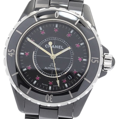 シャネル J12 12Pルビー H1635 メンズ 【中古】