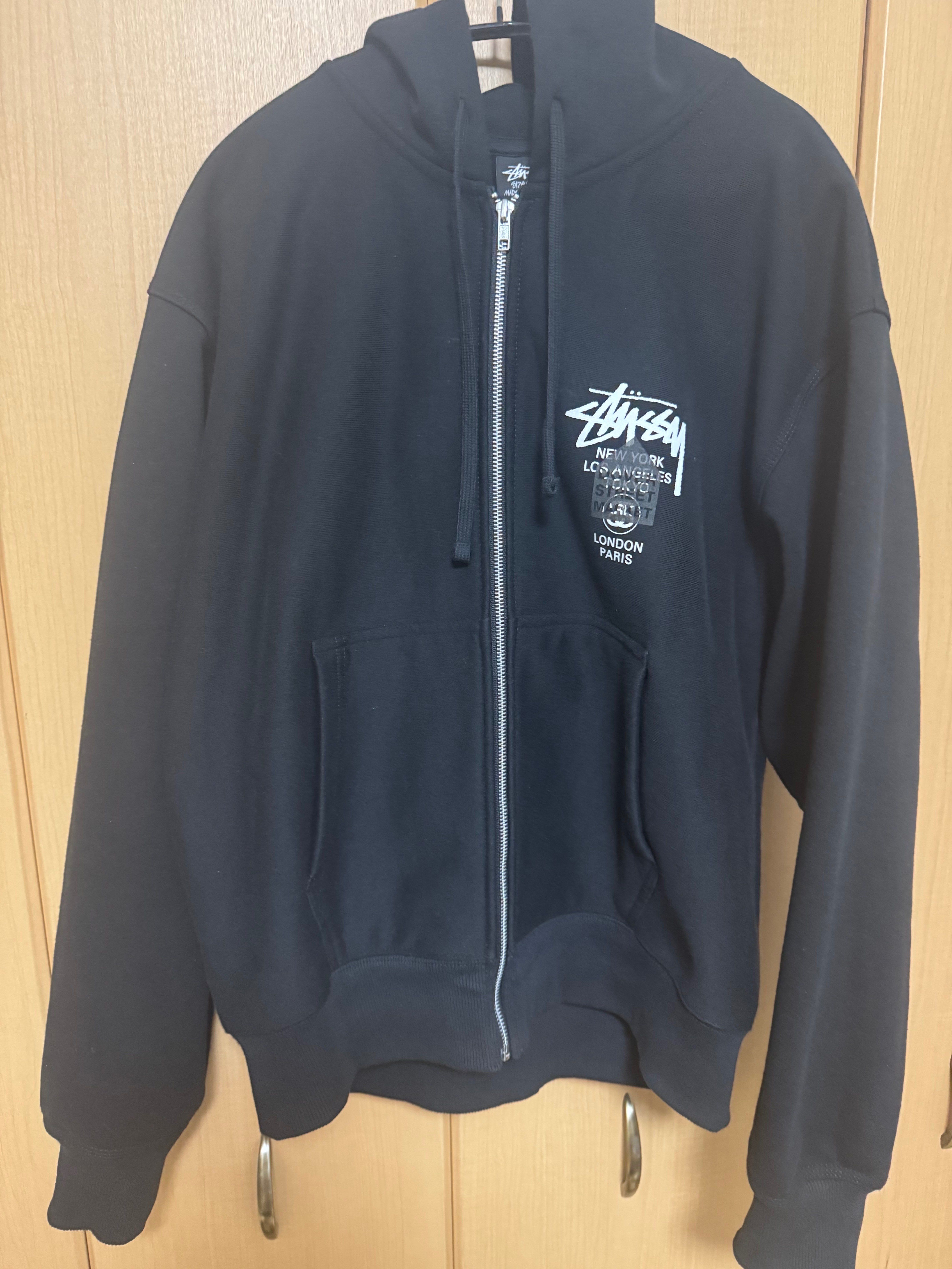 Stussy DSM WORLD TOUR ZIP HOOD "Black" 3973793