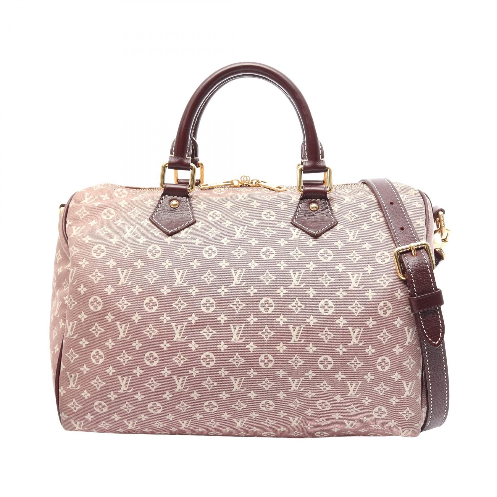 ルイ・ヴィトン LOUIS VUITTON スピーディバンドリエール30 モノグラムイディール 2WAY ハンドバッグ バッグ キャンバス レザー モノグラム・ミニ・ラン セピア レディース ボルドー系 / アイボリー系 M56704