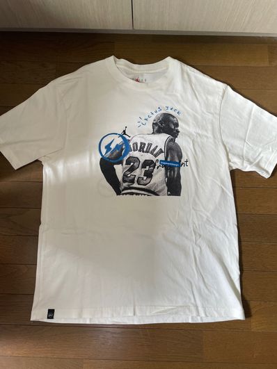Air Jordan Travis Scott Fragment Tee "White"