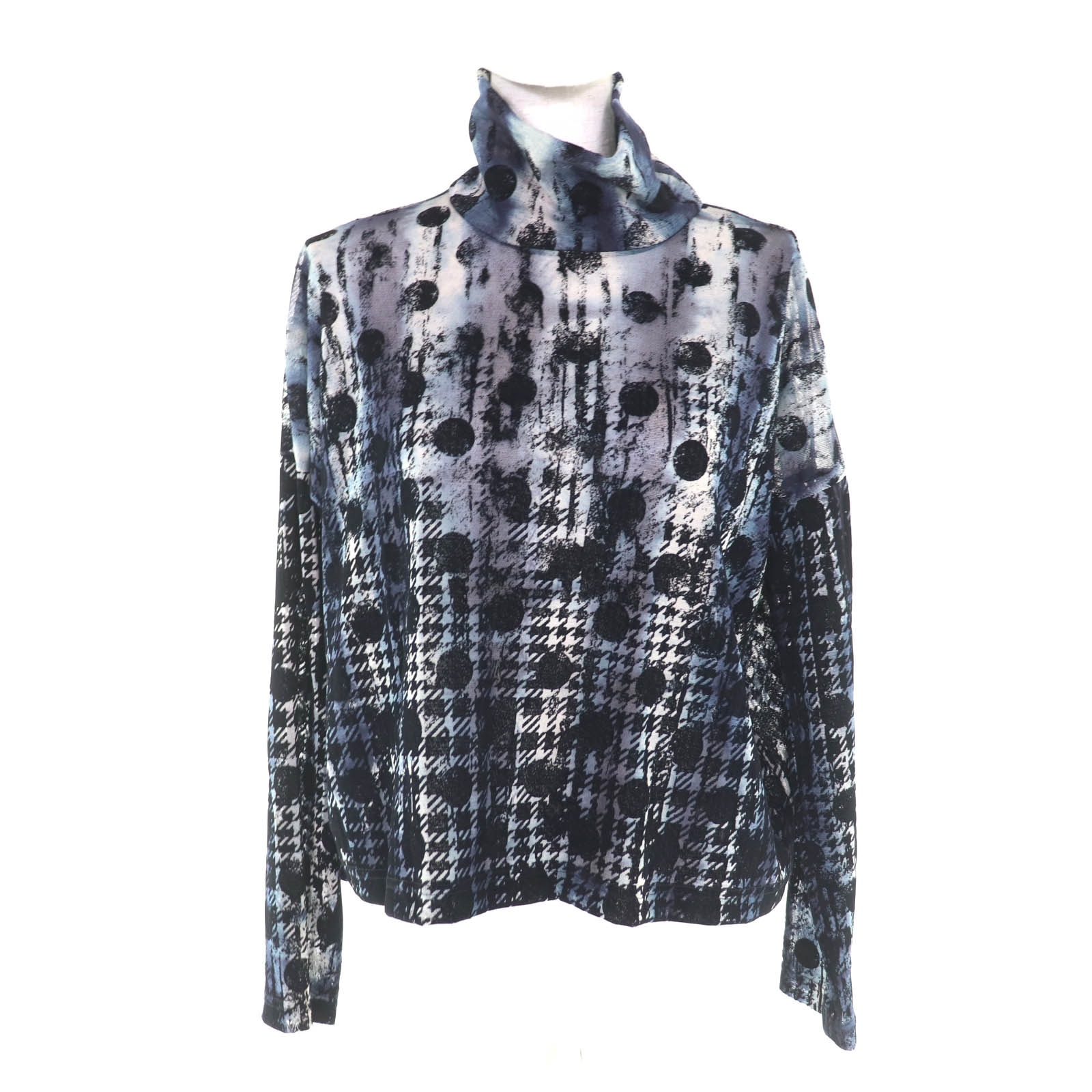 極美品 ワイズ トップス ネイビー レディース 2 YM-T20-676