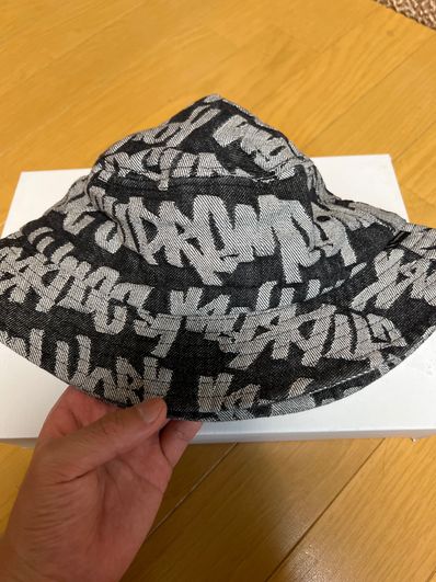 Supreme Fat Tip Jacquard Denim Crusher "Black"