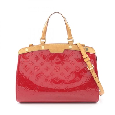 ルイ・ヴィトン LOUIS VUITTON ブレアMM モノグラムヴェルニ スリーズ ハンドバッグ バッグ レザー レッド レディース レッド系 M90179 【中古】