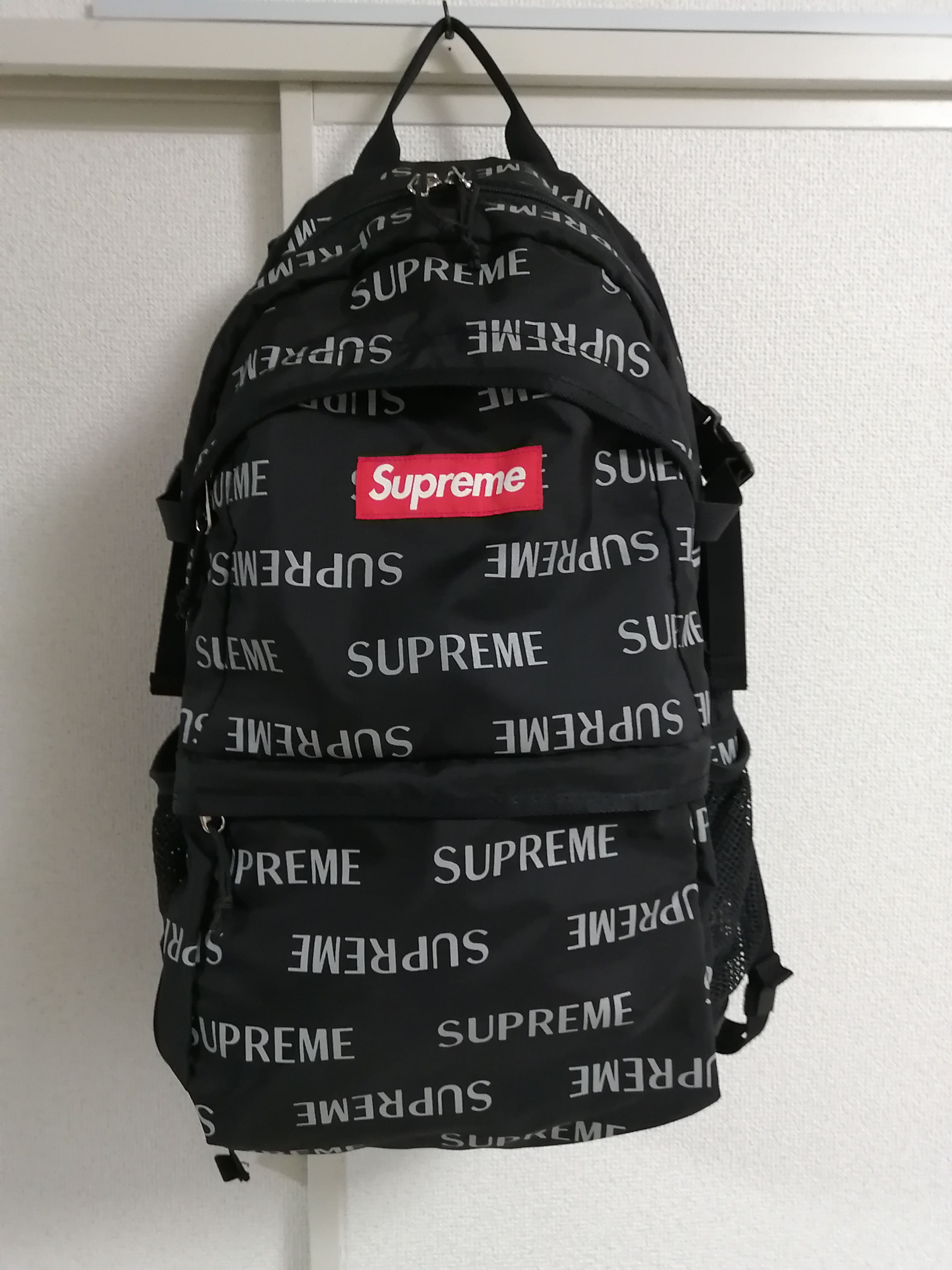 Supreme 3M Reflective Repeat Backpack "Black"