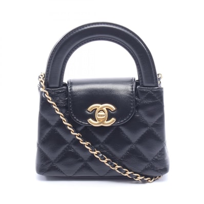 シャネル CHANEL マトラッセ ショルダーバッグ バッグ ラムスキン(羊革) レディース ブラック系 【中古】