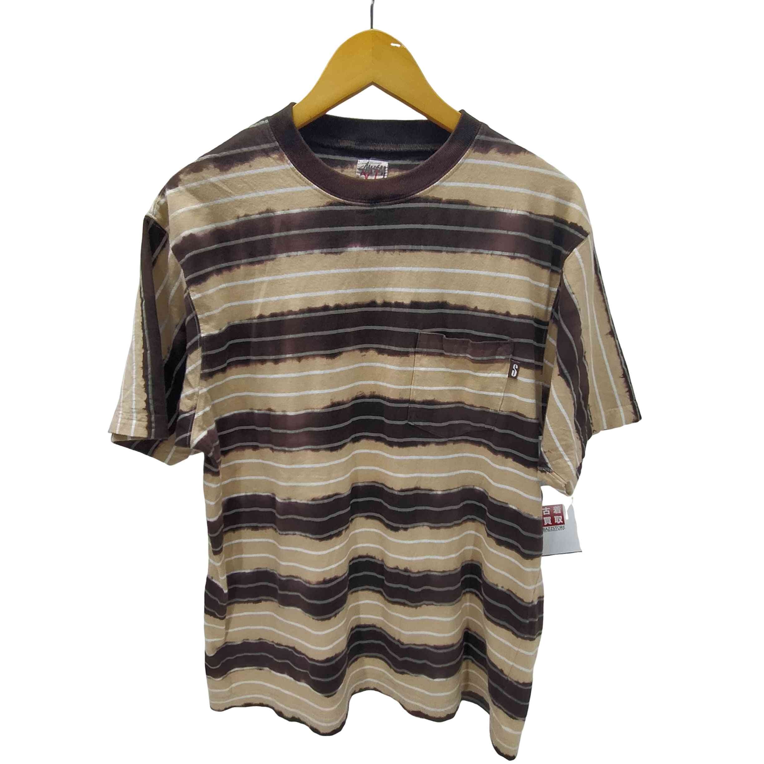 00S AUTHENTIC Sピスタグ タイダイ ボーダー Tシャツ【1141807837259】