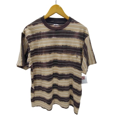 00S AUTHENTIC Sピスタグ タイダイ ボーダー Tシャツ【1141807837259】