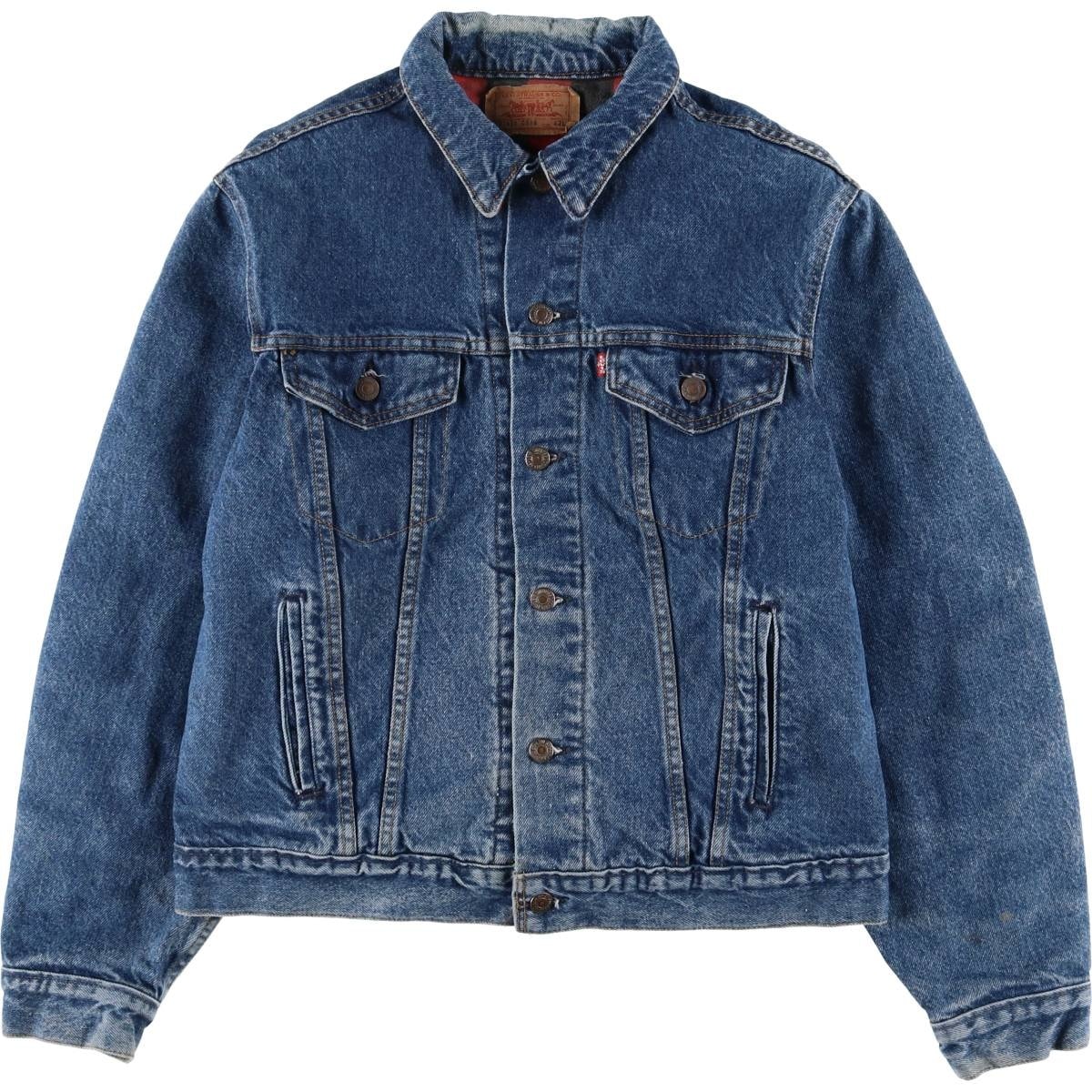 古着 80~90年代 リーバイス Levi's 71411-0816 デニムジャケット Gジャン USA製 メンズM相当 ヴィンテージ/eaa601229