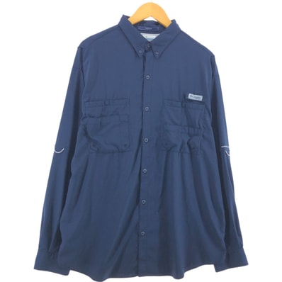 古着 コロンビア Columbia PFG OMNI-SHADE 長袖 フィッシングシャツ メンズXL相当/eaa549094
