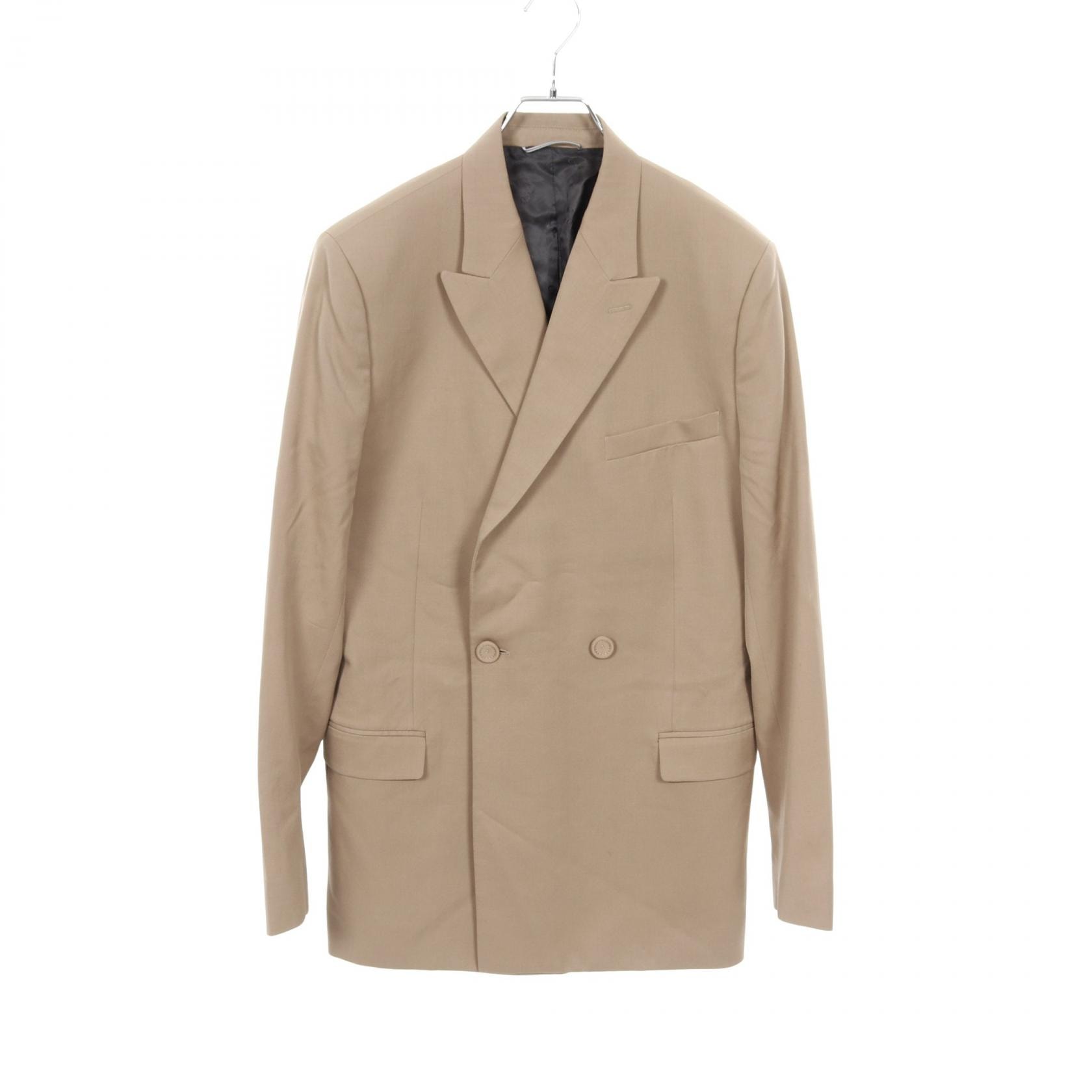 ディオール Dior テーラードジャケット 衣料品 アウター ウール メンズ ベージュ系 023C241C4739 【中古】