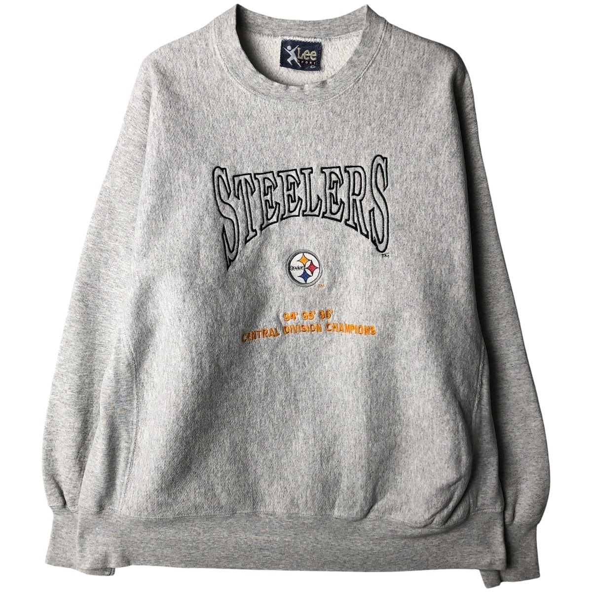 古着 90年代 リー Lee SPORT NFL PITTSBURGH STEELERS ピッツバーグスティーラーズ スウェットシャツ トレーナー USA製 メンズXL相当 ヴィンテージ/eaa598179