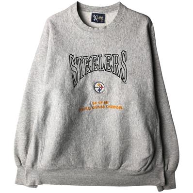 古着 90年代 リー Lee SPORT NFL PITTSBURGH STEELERS ピッツバーグスティーラーズ スウェットシャツ トレーナー USA製 メンズXL相当 ヴィンテージ/eaa598179