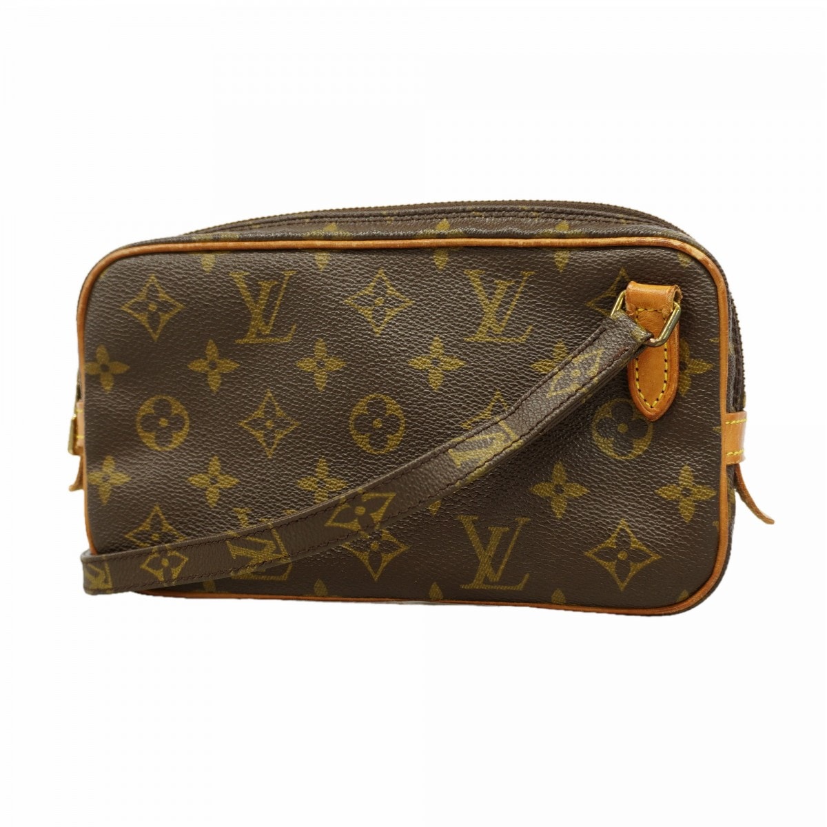 【6gd5312】ルイヴィトン ショルダーバッグ モノグラム ポシェットマルリーバンドリエール M51828 ブラウン【中古】レディース