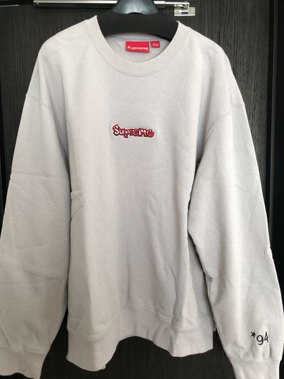 Supreme Gonz Logo Crewneck "Grey"