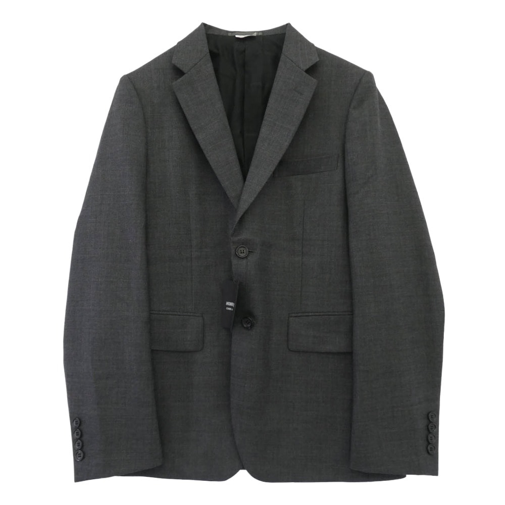 COMME des GARCONS HOMME DEUX コムデギャルソンオムドゥ ジャケット 25SS DO-J006-051 ウール100% 2B シングルテーラードジャケット グレー系 S【極上美品】【中古】