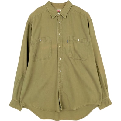 古着 リーバイス Levi's 長袖 コットンシャツ メンズL相当/eaa676409