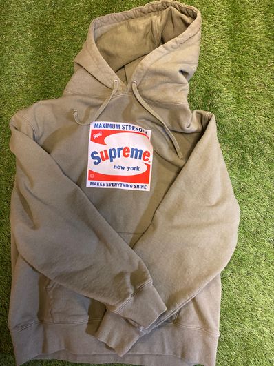 Supreme Shine Hooded Sweatshirt "Olive"