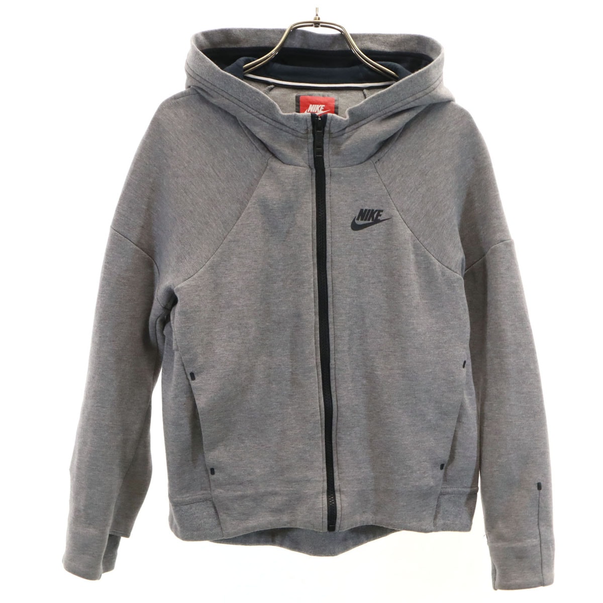 NIKE ナイキ 長袖 テックフリース ジップパーカー L グレー